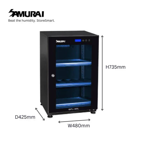 Dry Cabinet GP5-90L - 5 Years Warranty