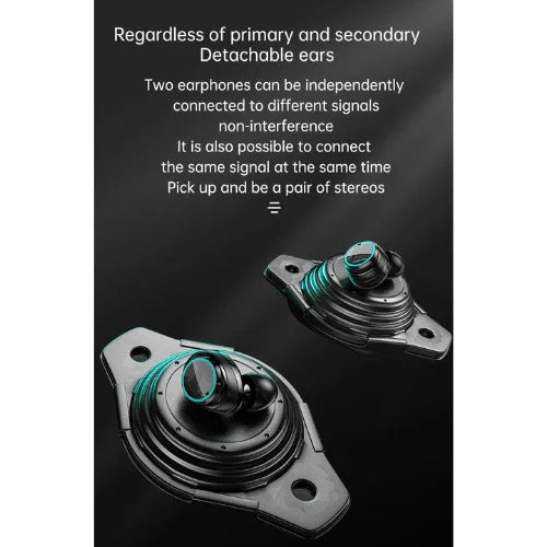Audio E10 Wireless Bluetooth 5.2 Earbud Rekaan Metalik Gred Profesional - Waranti 1 Tahun