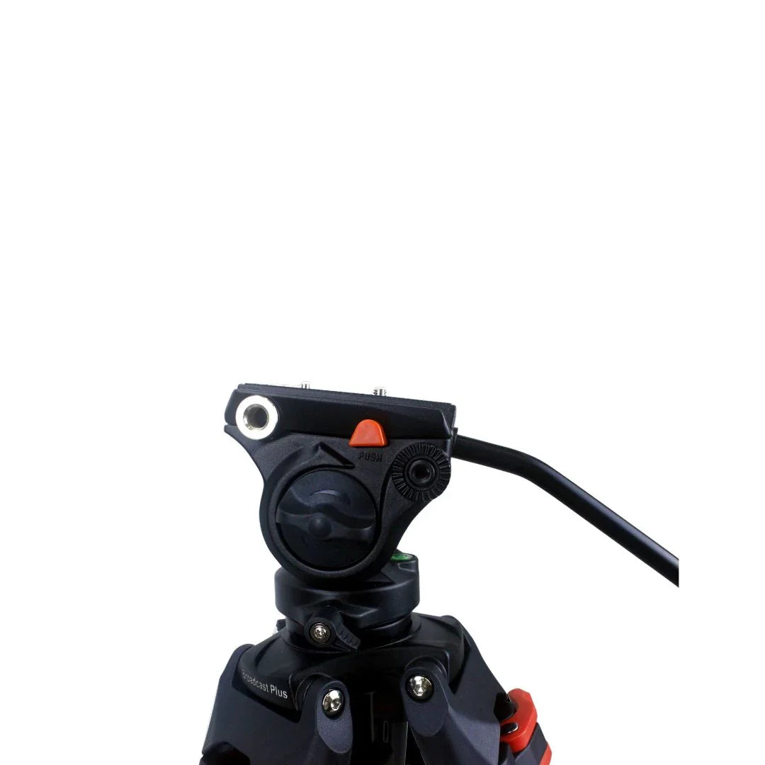 Samurai Professional Tripod Broadcast Pro Plus - Free a Air Duster
