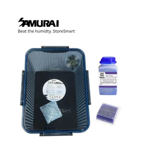 Dry Box F580 Pro (Upgraded Version) with Free Blue Silica Gel and Silica Gel Clear Case