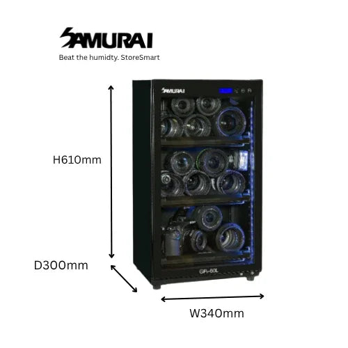 Dry Cabinet GP5-60L - 5 Years Warranty