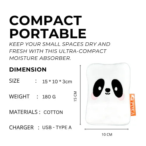 Samurai Mini USB Rechargeable Dehumidifier