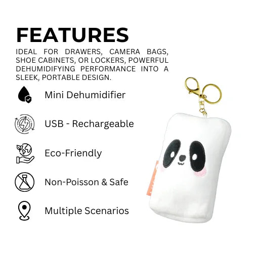 Samurai Mini USB Rechargeable Dehumidifier Features