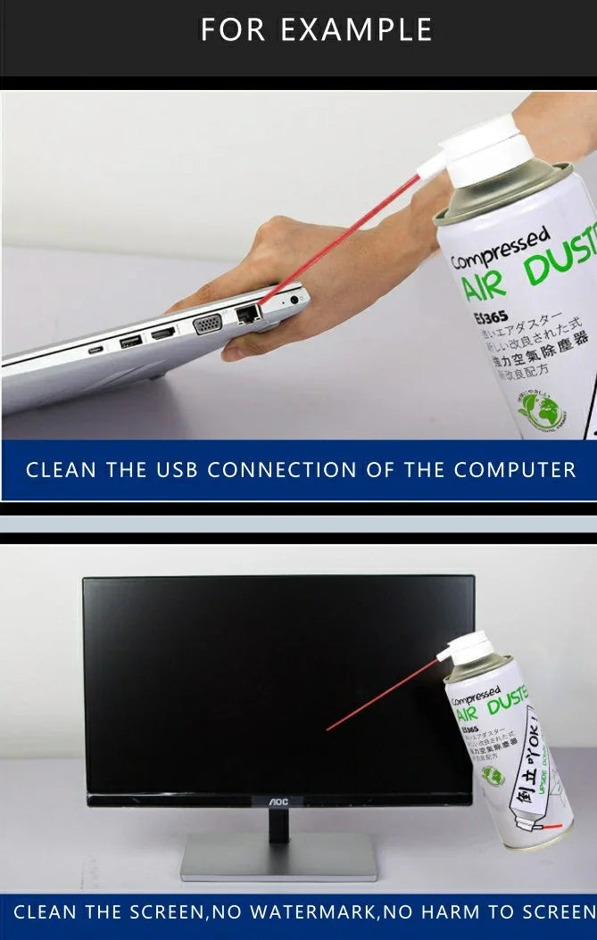 Multi-Function Compressed Air Duster - 1 Years Local Manufacturer Warranty