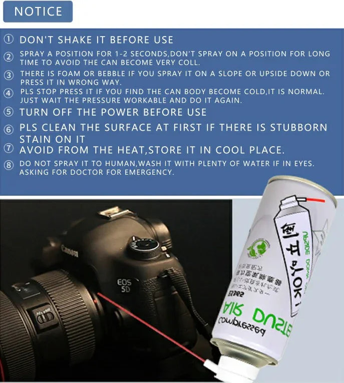 Multi-Function Compressed Air Duster - 1 Years Local Manufacturer Warranty