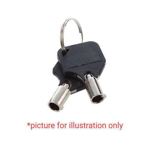 1pc Key for Samurai Dry Cabinet (Chat with us to check key availability for the dry cabinet model, before ordering)