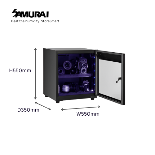 🎉 [7.7 SALE] Samurai GP5-80L Dry Cabinet (80L) – UV Protection & 5-Year Warranty!