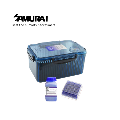 🎉 [7.7 SALE] Dry Box F380 (Blue) With Free Silica Gel 1 Bottle(500g) and Silica Gel Clear Case