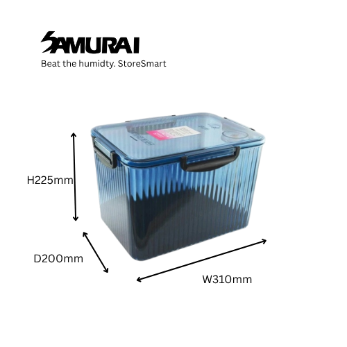 🎉 [7.7 SALE] Dry Box F580 (Blue) With Free Silica Gel 1 bottle 500g and Silica Gel Clear Case