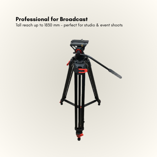Samurai Professional Broadcast Plus Tripod