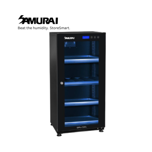 🎉 [7.7 SALE] Samurai GP5-120L Dry Cabinet (120L) – 5-Year Warranty!