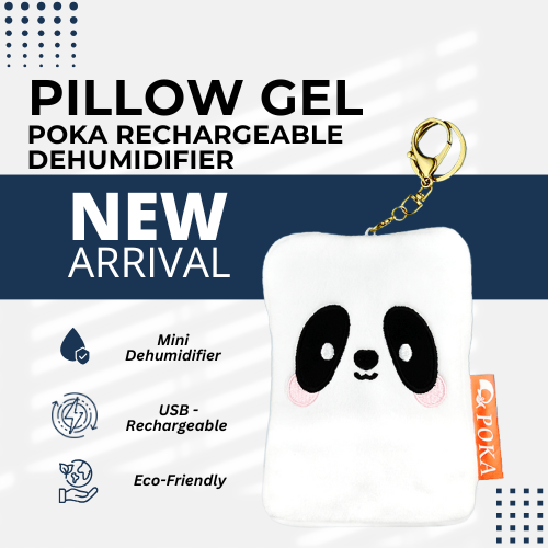 [7.7 Sales] Panda Design Pillow Gel- Rechargeable Dehumidifier