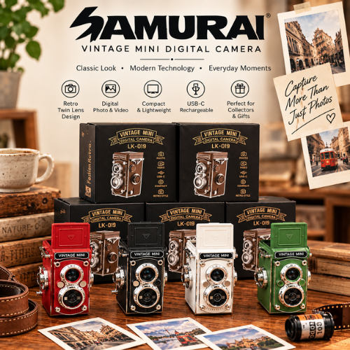 Samurai Vintage Mini Digital Camera (LK‑019)